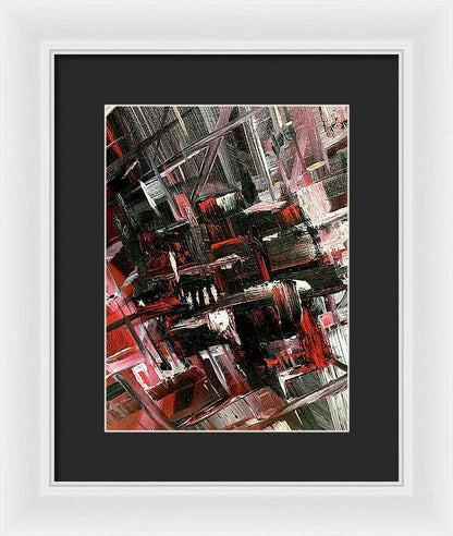 Red Ice 3 - Framed Print