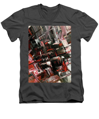 Red Ice 3 - Men's V-Neck T-Shirt