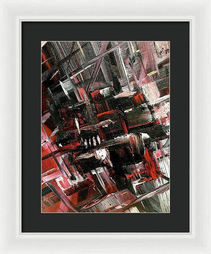 Red Ice 3 - Framed Print