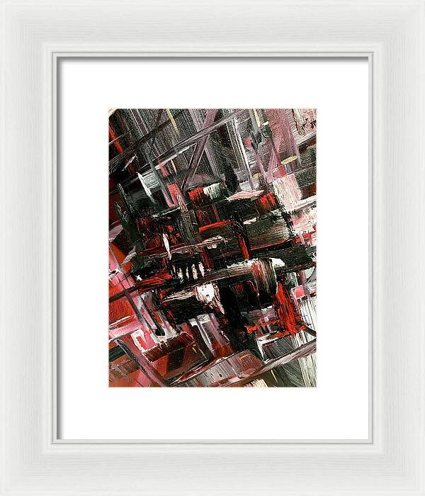 Red Ice 3 - Framed Print