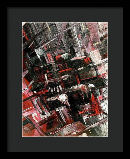 Red Ice 3 - Framed Print
