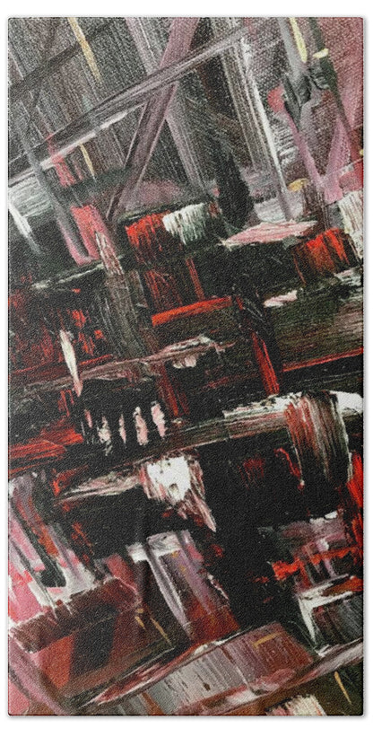Red Ice 3 - Beach Towel
