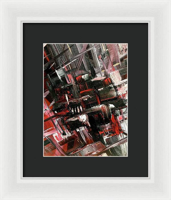 Red Ice 3 - Framed Print