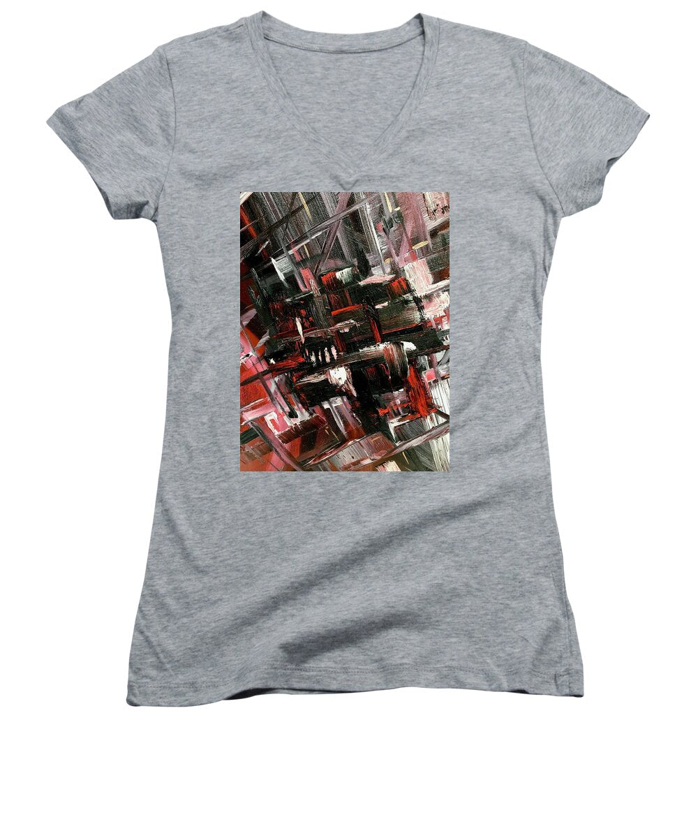 Red Ice 3 - Women's V-Neck