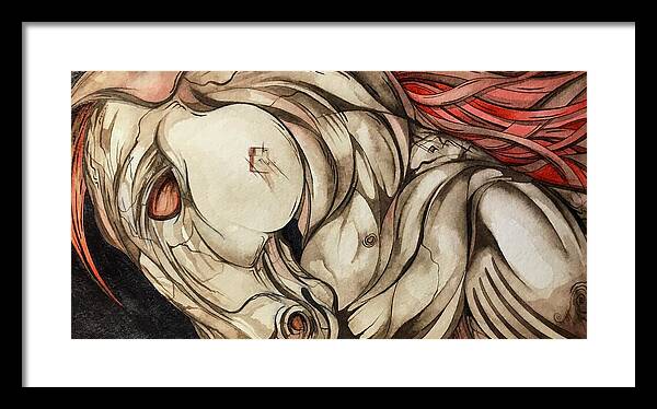 Stone Horse - Framed Print
