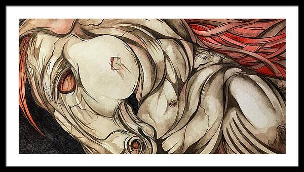 Stone Horse - Framed Print