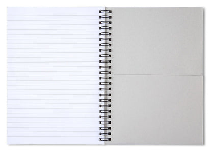 Orange Eye - Spiral Notebook