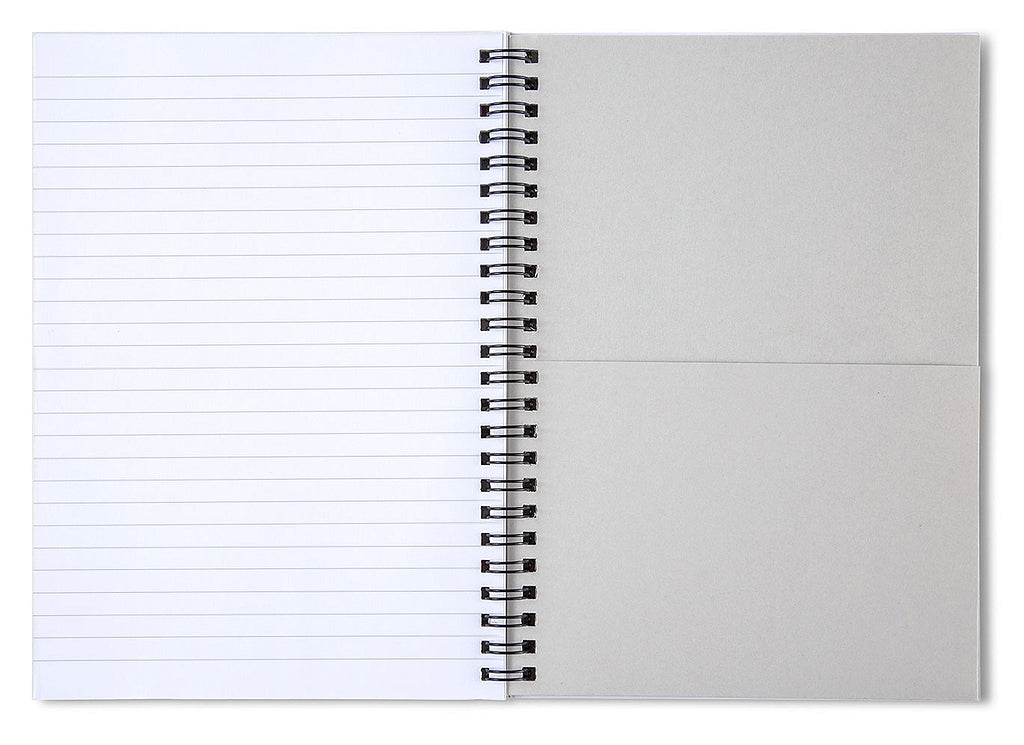 Angry Eyes - Spiral Notebook