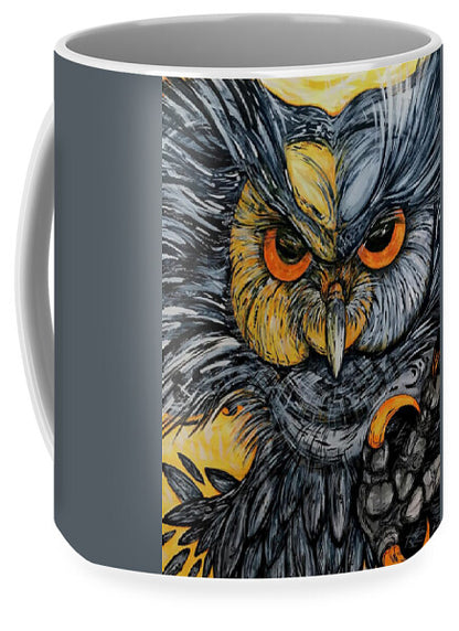 Un Great Horned Owl - Mug