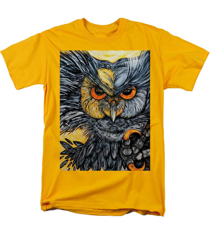 Un Great Horned Owl - Men's T-Shirt  (Regular Fit)