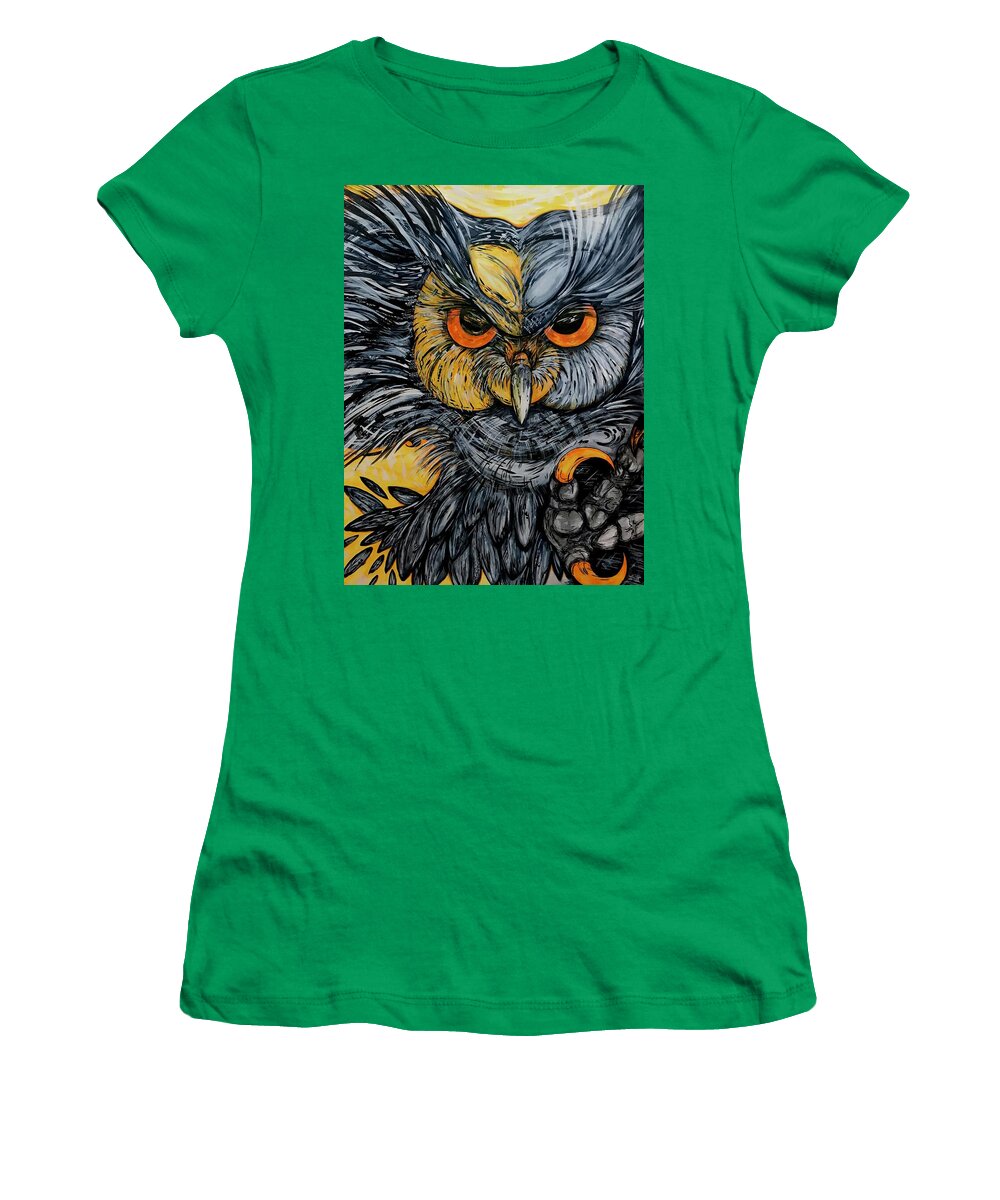 Un Great Horned Owl - Women's T-Shirt