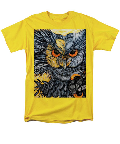 Un Great Horned Owl - Men's T-Shirt  (Regular Fit)
