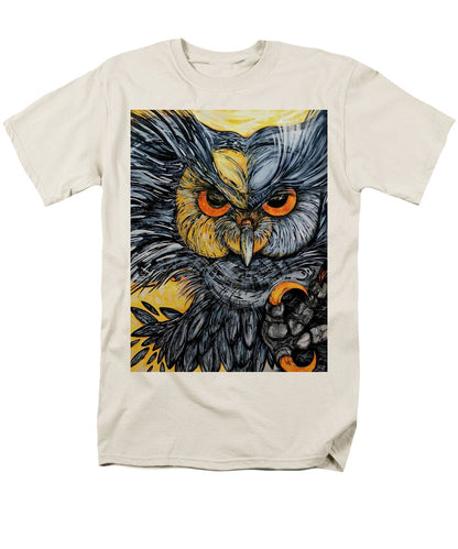 Un Great Horned Owl - Men's T-Shirt  (Regular Fit)