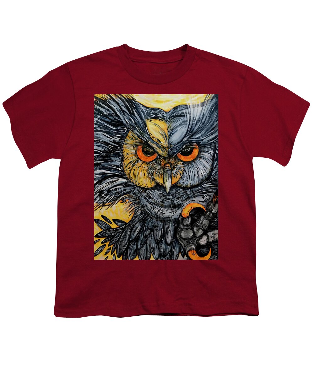Un Great Horned Owl - Youth T-Shirt