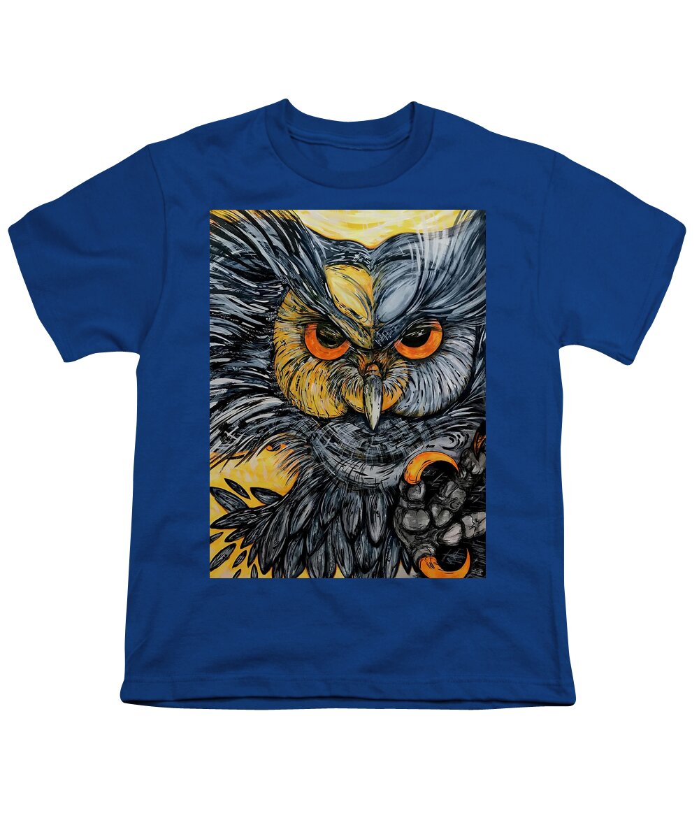 Un Great Horned Owl - Youth T-Shirt