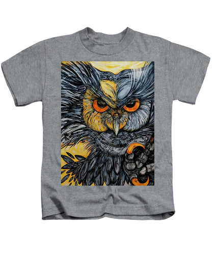 Un Great Horned Owl - Kids T-Shirt