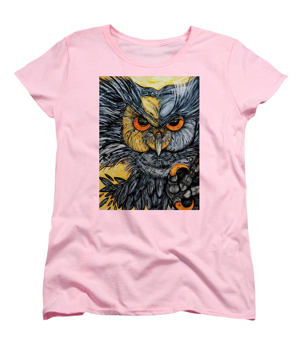 Un Great Horned Owl - Women's T-Shirt (Standard Fit)
