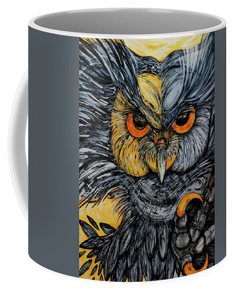 Un Great Horned Owl - Mug
