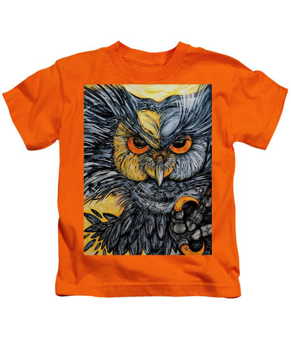 Un Great Horned Owl - Kids T-Shirt