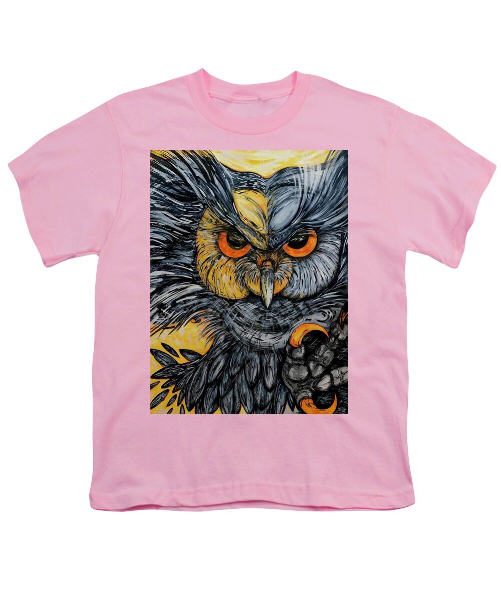 Un Great Horned Owl - Youth T-Shirt