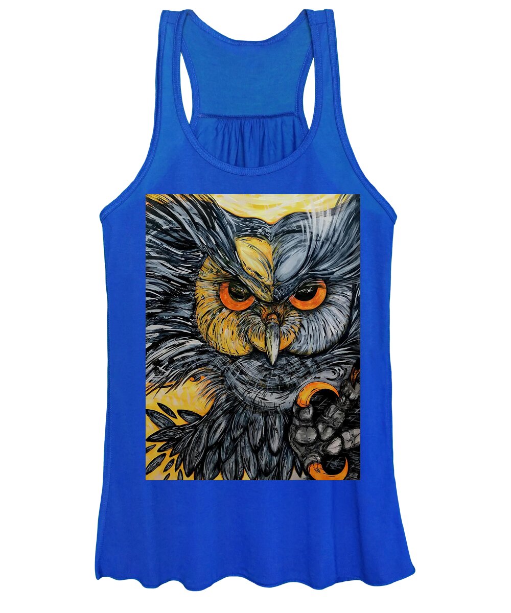 Un Great Horned Owl - Women's Tank Top