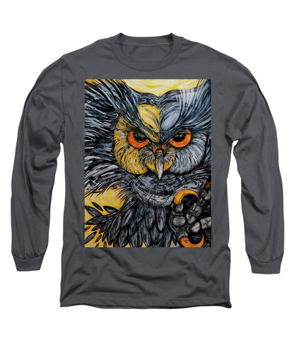Un Great Horned Owl - Long Sleeve T-Shirt