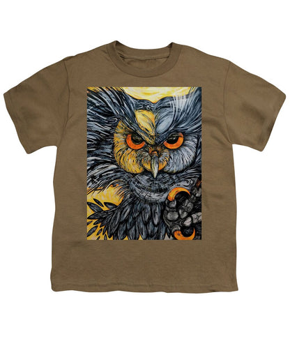Un Great Horned Owl - Youth T-Shirt
