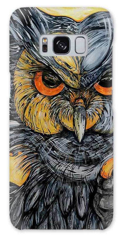 Un Great Horned Owl - Phone Case