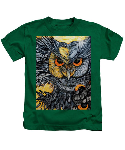 Un Great Horned Owl - Kids T-Shirt