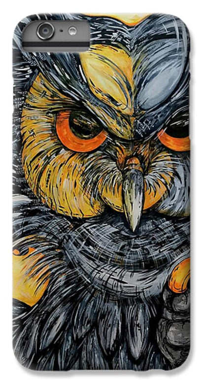 Un Great Horned Owl - Phone Case