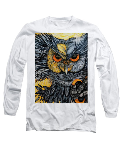 Un Great Horned Owl - Long Sleeve T-Shirt