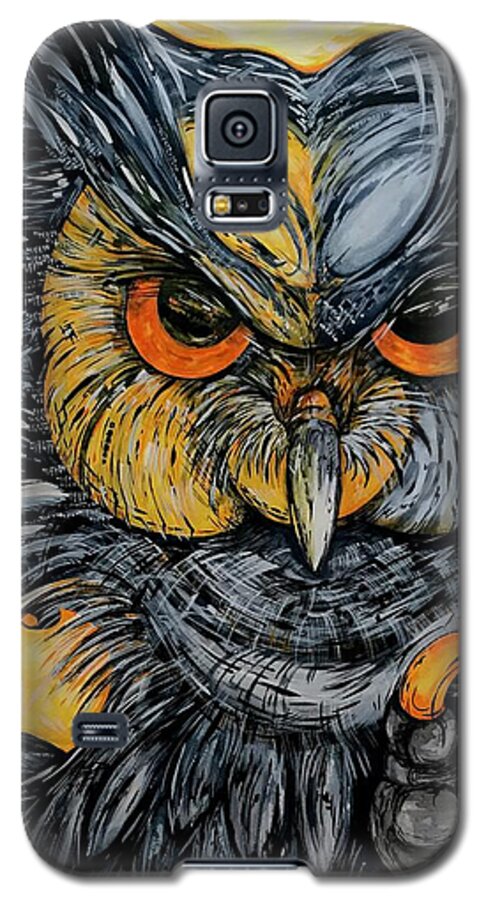 Un Great Horned Owl - Phone Case