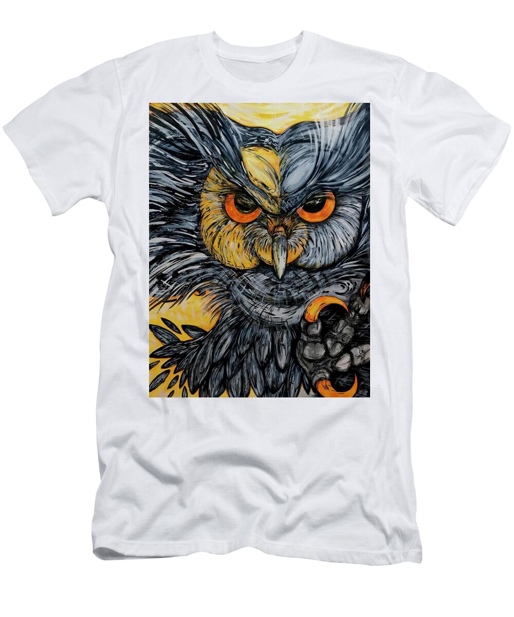 Un Great Horned Owl - T-Shirt