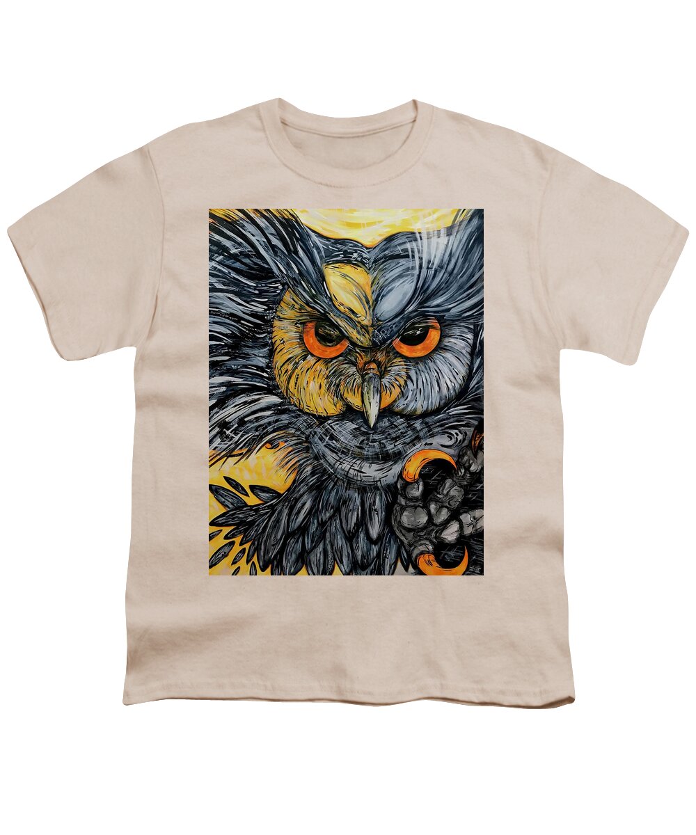 Un Great Horned Owl - Youth T-Shirt