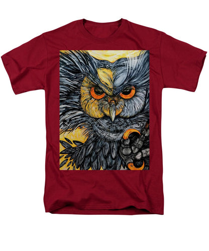 Un Great Horned Owl - Men's T-Shirt  (Regular Fit)