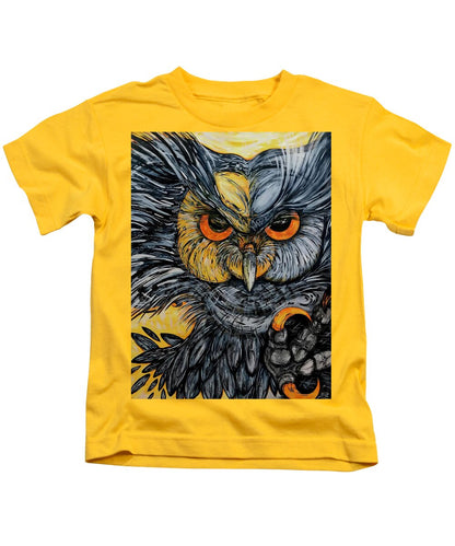 Un Great Horned Owl - Kids T-Shirt