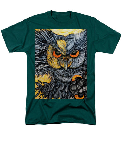 Un Great Horned Owl - Men's T-Shirt  (Regular Fit)