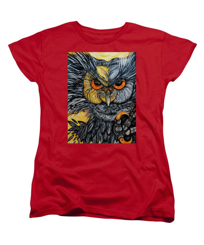 Un Great Horned Owl - Women's T-Shirt (Standard Fit)