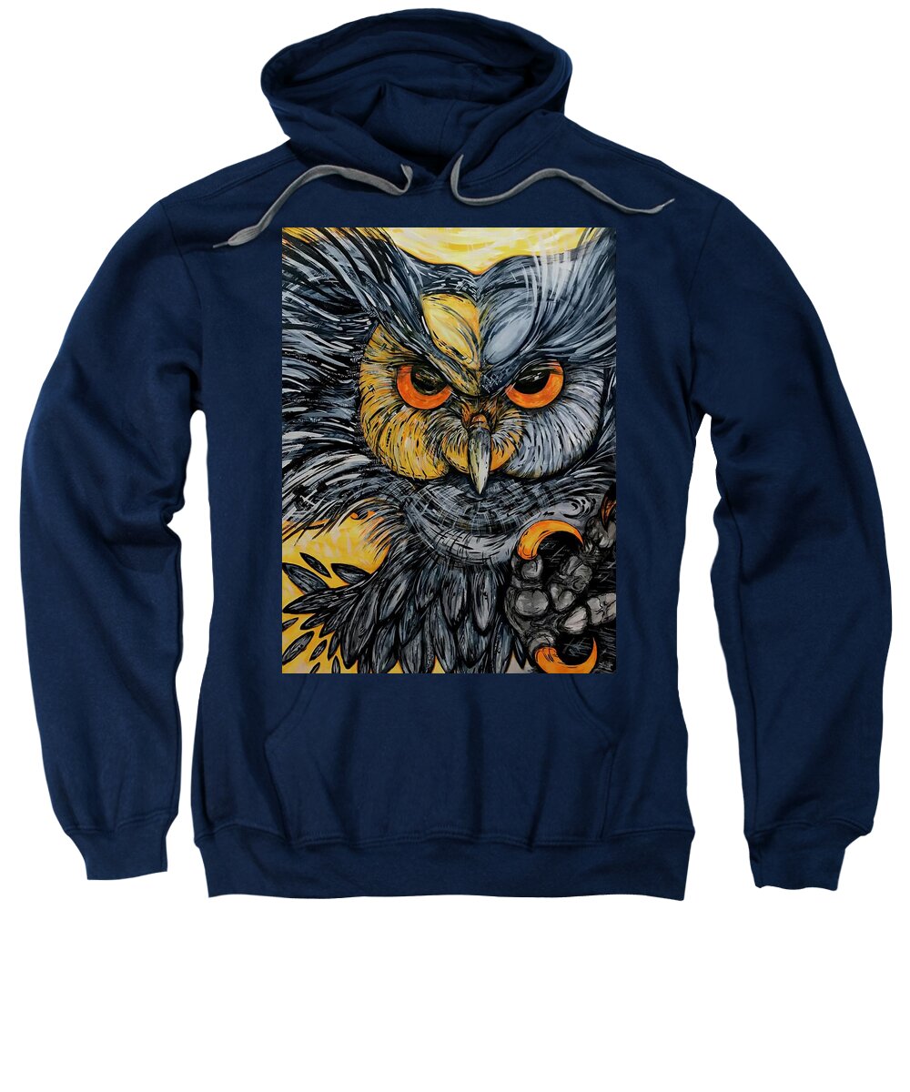 Un Great Horned Owl - Sweatshirt