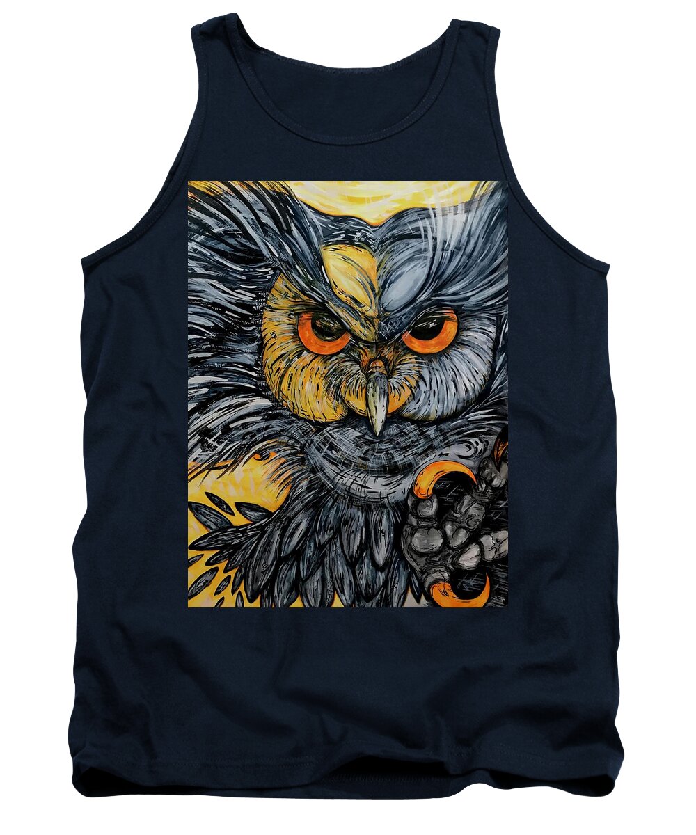 Un Great Horned Owl - Tank Top