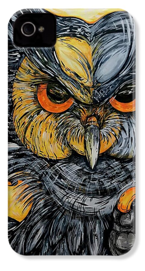 Un Great Horned Owl - Phone Case