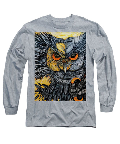 Un Great Horned Owl - Long Sleeve T-Shirt
