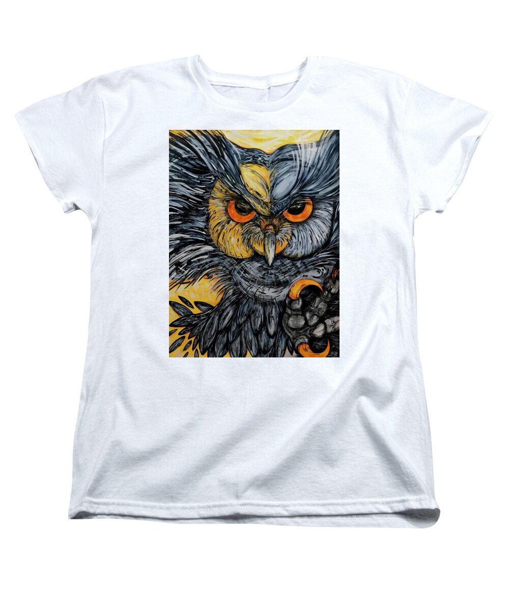Un Great Horned Owl - Women's T-Shirt (Standard Fit)