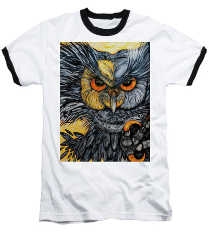 Un Great Horned Owl - Baseball T-Shirt