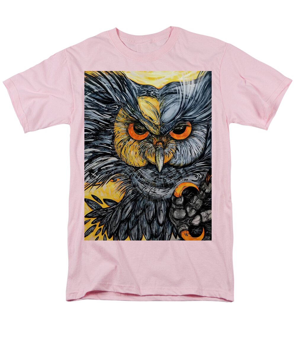 Un Great Horned Owl - Men's T-Shirt  (Regular Fit)