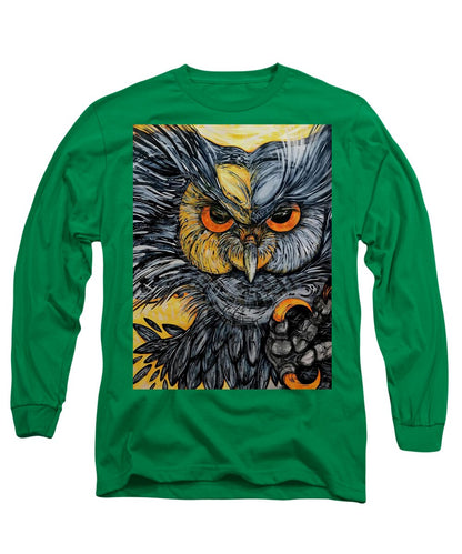 Un Great Horned Owl - Long Sleeve T-Shirt