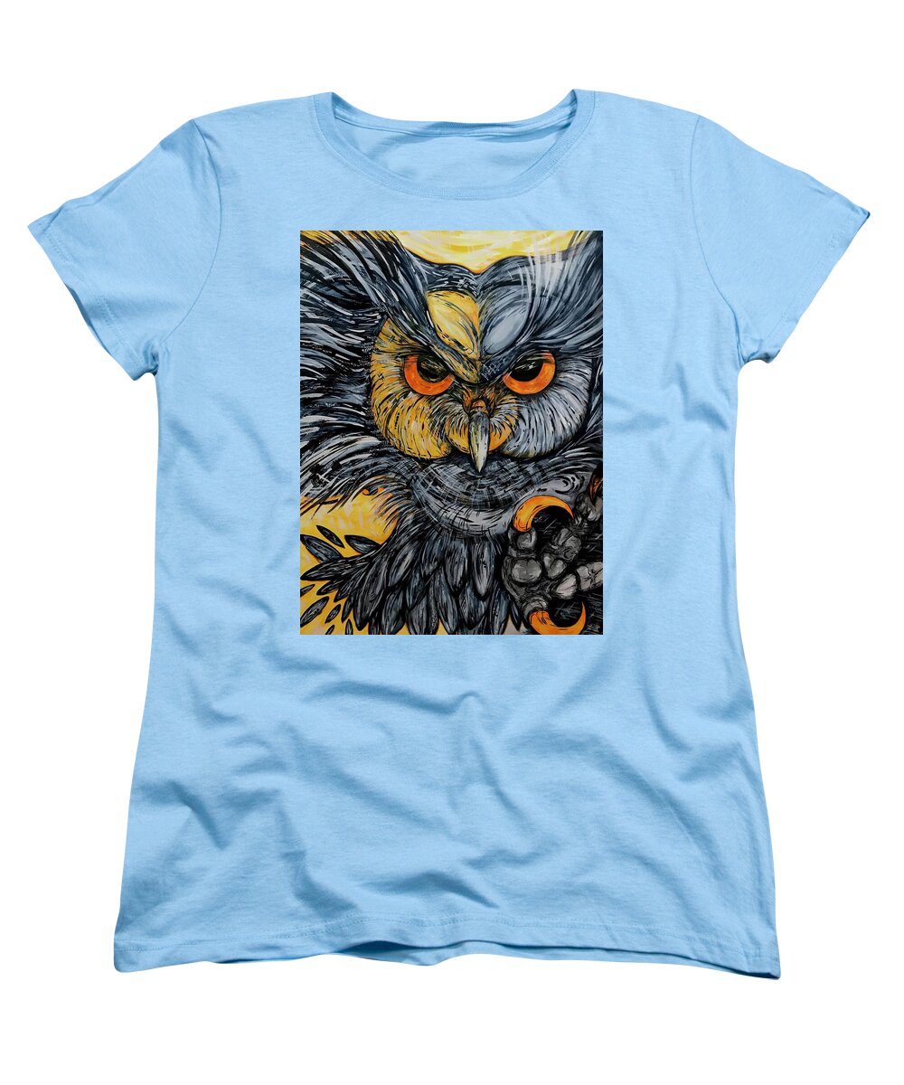 Un Great Horned Owl - Women's T-Shirt (Standard Fit)
