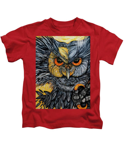 Un Great Horned Owl - Kids T-Shirt