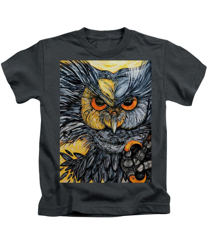 Un Great Horned Owl - Kids T-Shirt