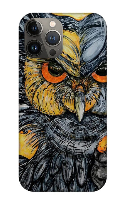 Un Great Horned Owl - Phone Case